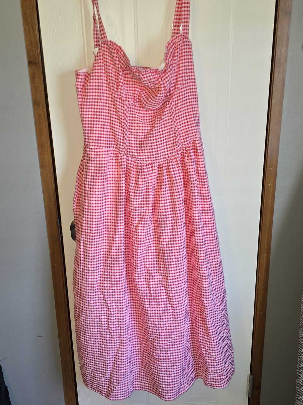 wild fable Red and White Gingham Dress